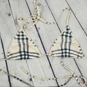 Burberry bikini top ONLY (vintage)